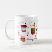 コーヒーメリーのクリスマスを過ごす コーヒーマグカップ (左)