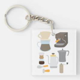 コーヒーメーカーのツール キーホルダー