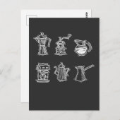 コーヒーメーカーのミルお願いカフ笑わされるェイン中毒 ポストカード (正面/裏面)