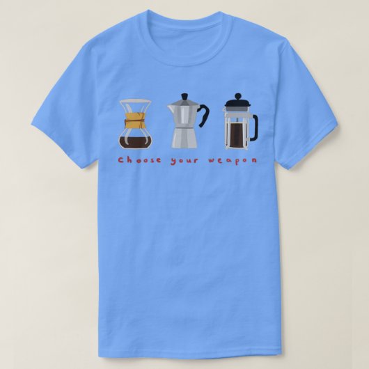 コーヒーメーカーギア Tシャツ (デザイン正面)