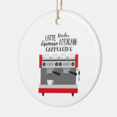 コーヒーメーカー セラミックオーナメント (左)