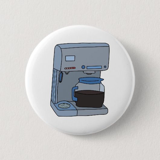 コーヒーメーカー 缶バッジ (正面)