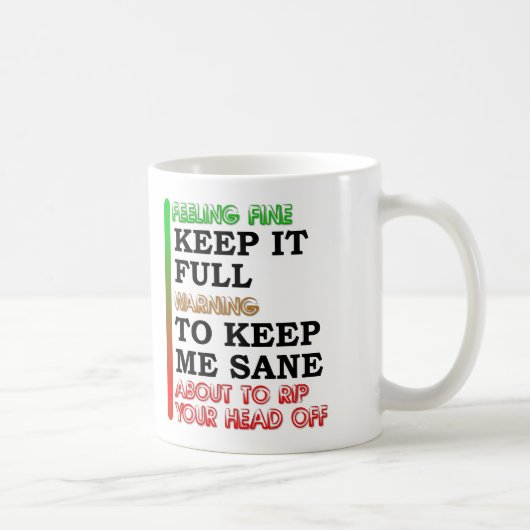 コーヒーメーターおもしろマグカップ コーヒーマグカップ (右)