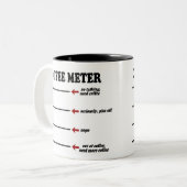 コーヒーメーター(オリジナルコーヒーメーターマグ!) ツートーンマグカップ (正面左)