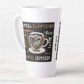 コーヒーモカカプチーノエススペッソカフェラテ カフェラテマグ (左アングル)