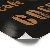 コーヒーモカカプチーノエススペッソカフェラテ ポスター (コーナー)