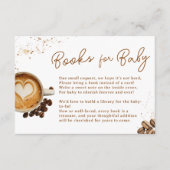 コーヒーモダンをテーマにしたベビー書籍の醸造 エンクロージャーカード (正面)