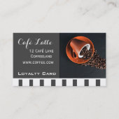 コーヒーモダンカフェロイヤリティカード 名刺 (正面)