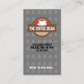コーヒーモダン豆カフェ名刺 名刺 (正面)