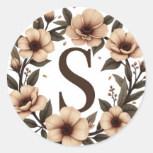 コーヒーモノグラムの豆リース