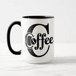 コーヒーモノグラムマグ マグカップ