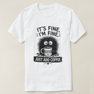 コーヒーモンスターアートでいいんだ Tシャツ