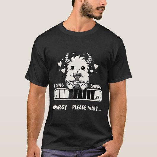 コーヒーモンスター:エネルギーのロード Tシャツ (正面)