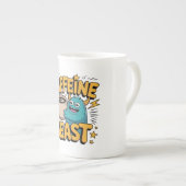 コーヒーモンスター ボーンチャイナマグカップ (正面右)