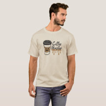 コーヒーモンスター メンズTシャツ – カフェイン中毒者Tee