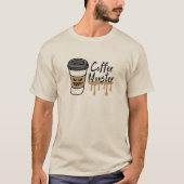 コーヒーモンスター メンズTシャツ – カフェイン中毒者Tee Tシャツ (正面)