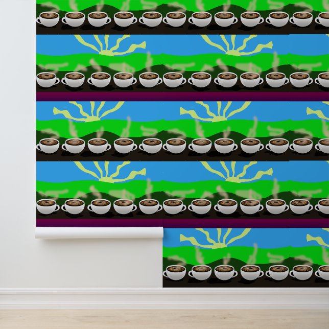 コーヒーモーニングパターン 壁紙 (アプリケーション)