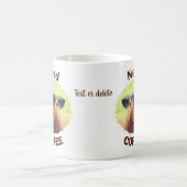 コーヒーユーモアのラマがパーソナライズされた必要 コーヒーマグカップ (中央)