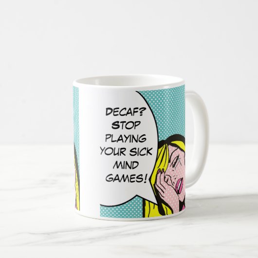 コーヒーユーモアの漫画本のマグ コーヒーマグカップ