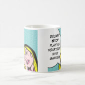 コーヒーユーモアの漫画本のマグ コーヒーマグカップ (中央)