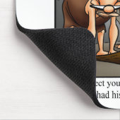 コーヒーユーモアマウスパッドギフト マウスパッド (コーナー)