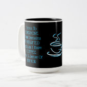 コーヒーユーモア ツートーンマグカップ (正面左)