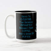 コーヒーユーモア ツートーンマグカップ (左)