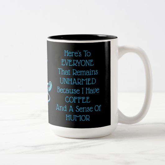 コーヒーユーモア ツートーンマグカップ (右)