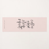 コーヒーヨガの睡眠反復 ヨガマット (裏面(横))