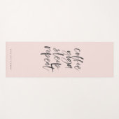 コーヒーヨガの睡眠反復 ヨガマット (正面(横))