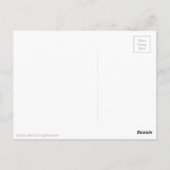 コーヒーヨガラブライフ絵を描（ばちゃばちゃ）跳ねる ポストカード (裏面)