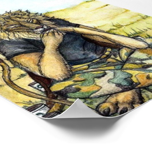 コーヒーライオンのポスター ポスター (角)