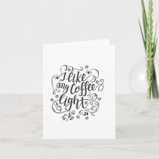 コーヒーライトが好き カード