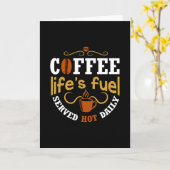 コーヒーライフの燃料 カード (黄色い花)