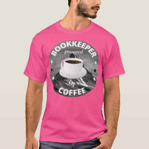 コーヒーライブラリーを搭載したブックキーパー Tシャツ