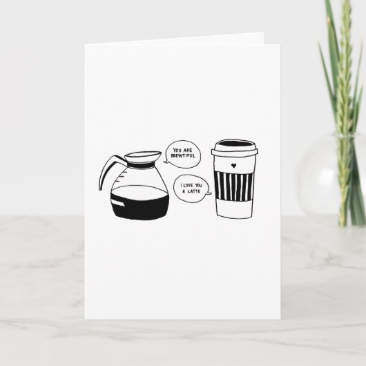 コーヒーラテのバレンタインの愛 シーズンカード (正面)