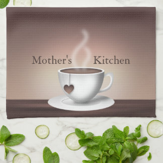 コーヒーラテの台所タオル キッチンタオル