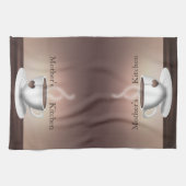 コーヒーラテの台所タオル キッチンタオル (横)