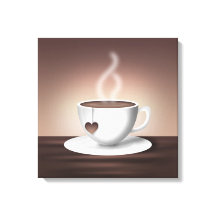 コーヒーラテウォールアート