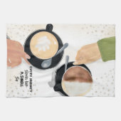 コーヒーラテカップ キッチンタオル (横)
