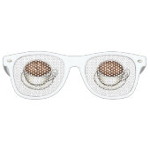 コーヒーラテカプチーノバースデーパーティーブランチ レトロサングラス (正面)