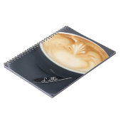 コーヒーラテノート ノートブック (左側)