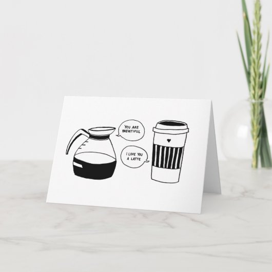 コーヒーラテバレンタインズラブ シーズンカード (正面)