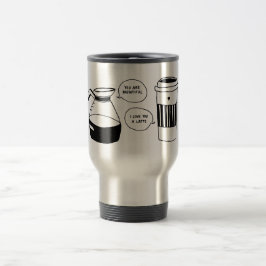 コーヒーラテバレンタインズラブ トラベルマグ