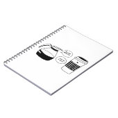 コーヒーラテバレンタインズラブ ノートブック (左側)