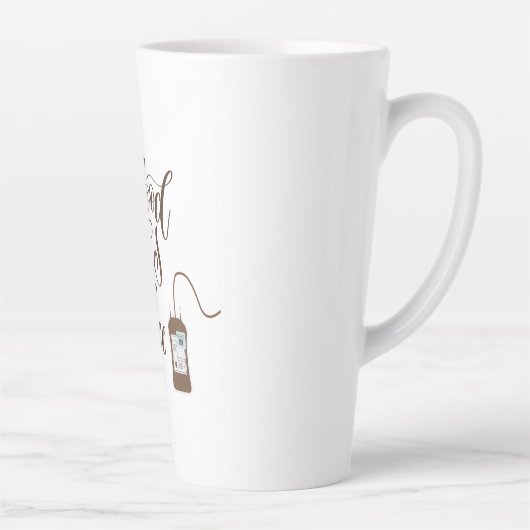 コーヒーラテマグユーモア カフェラテマグ (右)