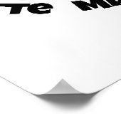 コーヒーラテモチャウォールアート ポスター (角)