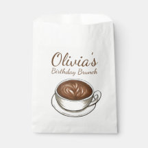 コーヒーラテ カプチーノ 誕生日パーティー ブランチ