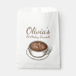 コーヒーラテ カプチーノ 誕生日パーティー ブランチ フェイバーバッグ