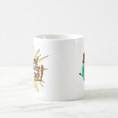 コーヒーラバーおもしろいことわざ コーヒーマグカップ (中央)